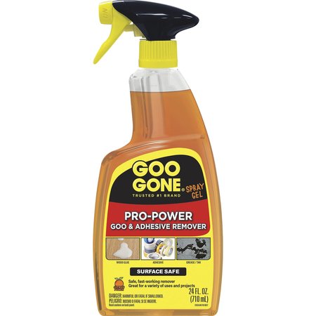 Goo Gone Adhesive Remover, Spray Gel, 24 oz, PK 4 WMN2180ACT